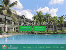Tablet Screenshot of lombok-golf.com